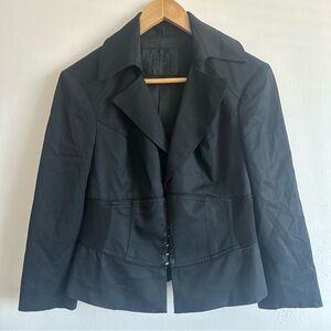 Bebe Elegant Black Suit Jacket